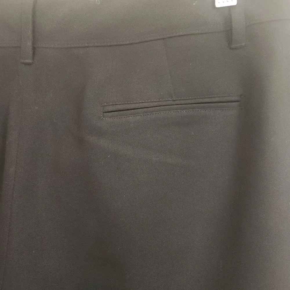 P39 Zac & Rachel black cropped dress pants pockets button detail @ cuffs - Picture 11 of 15